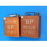 2 VINTAGE PETROL CANS