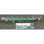 CARD BUILT MODEL OF GREAT MALVERN STATION