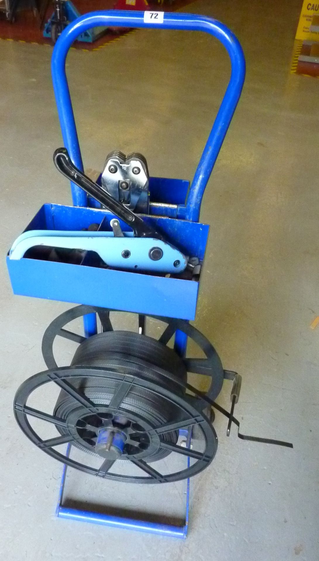 STRAPPING REEL AND TROLLEY