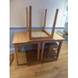 CAFÉ TABLE AND 3 CHAIRS