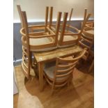 CAFÉ TABLE AND 4 CHAIRS