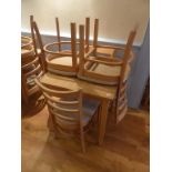 CAFÉ TABLE AND 4 CHAIRS (OPTION)