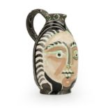 A Pablo Picasso for Madoura art pottery pitcher