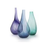Three Kosta Boda art glass vases