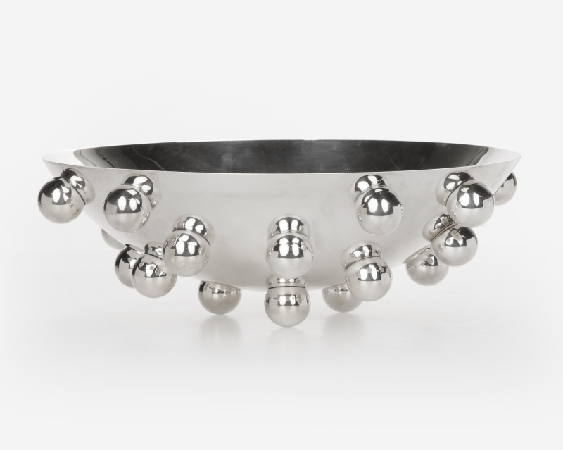 A Christofle ''Atomes d'Argent'' centerpiece bowl