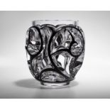 A Lalique France ''Tourbillons'' art glass vase
