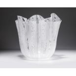 A Venini ''Fazzoletto Zanfirico'' art glass vase