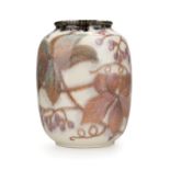 A Rookwood art pottery vase/lamp base