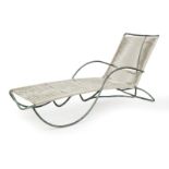 A Walter Lamb patio ''S'' curve chaise lounge