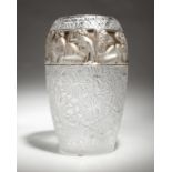 A Lalique ''Angelique'' art glass vase