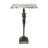 An Italian bronze console table