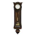 A Biedermeier Vienna wall regulator clock