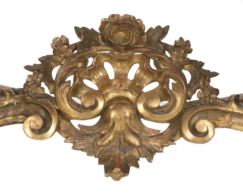 A Continental carved giltwood console table - Image 3 of 4