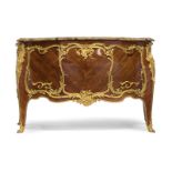 Louis XV-style gilt-bronze mounted commode, Linke