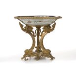 A gilt-bronze mounted Imari porcelain centerpiece