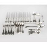 A French .950 silver flatware service