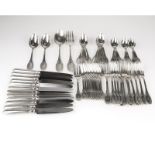 A Buccellati "Empire" sterling silver flatware service