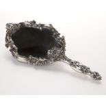 A French .950 silver hand mirror, Bointaburet