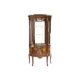 A French Vernis Martin vitrine cabinet