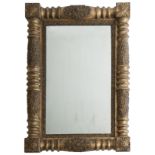 A late Federal-style giltwood mirror