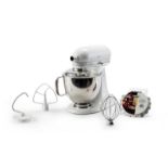 A KitchenAid Artisan stand mixer, 5-Quart, White