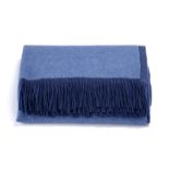 A Hermes cashmere fringed throw