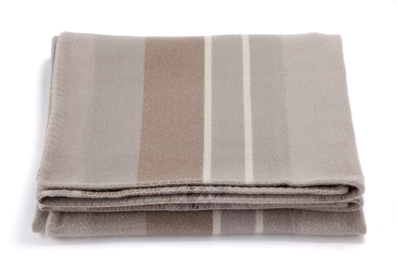 A Hermes wool and cashmere blanket