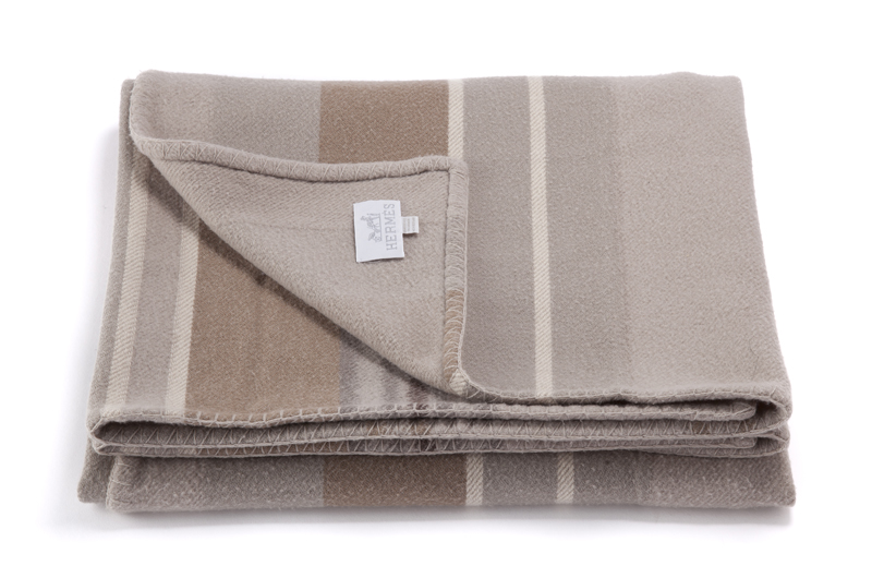 A Hermes wool and cashmere blanket - Image 2 of 2