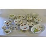 Royal Worcester 'Evesham' pt dinner service approximately 35 pieces