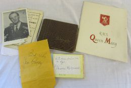 Autograph books and loose autographs (mainly unknown) inc Sean Connery (x 2), Billy Butlin,