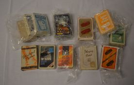 Packs of playing cards