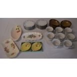 Various ceramics including Noritake,