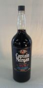 Large Captain Morgan Black Label Rum 4.