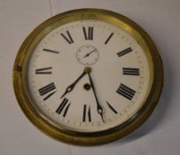 Brass ships style clock