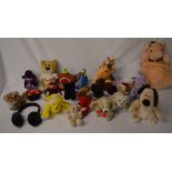 Assortment of soft toys