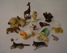 Animal figures including Beswick,