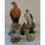 Various Beneagles Scotch whisky Beswick decanters (all full and sealed) inc Golden Eagle 750 ml,