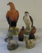 Various Beneagles Scotch whisky Beswick decanters (all full and sealed) inc Golden Eagle 750 ml,