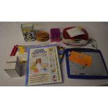 Craft items including a Xyron cutting machine,