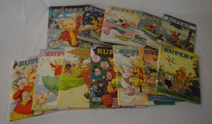 Various Rupert the Bear annuals / books