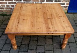 Large pine coffee table