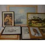 Selection of prints & pictures