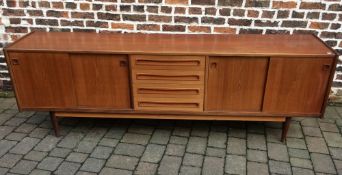 Large teak retro sideboard no ,makers label,