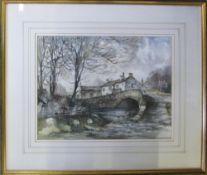 Watercolour by John Sitson from the Beckindale Collection 67 cm x 57 cm