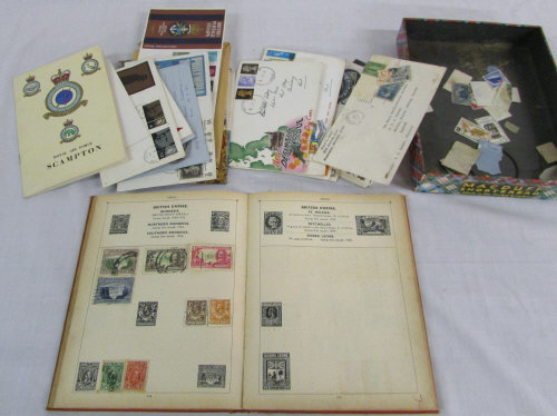 Stamp album and First Day covers etc