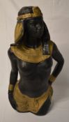 A bust in the style of an Egyptian woman
