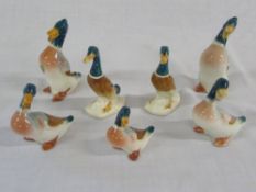 Assorted Beswick ducks