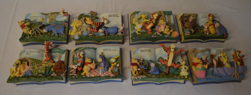 8 Winnie the Pooh wall plaques (at least 1 AF)