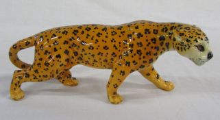 Large Beswick leopard L 30 cm H 12 cm