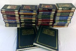 Approximately 50 volumes of 'The Great Writers' hardback classic fiction plus 2 bound volumes of